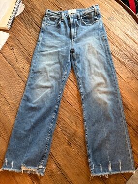Size 28McGuire Denim Straight-Leg Light Blue Women's Jeans